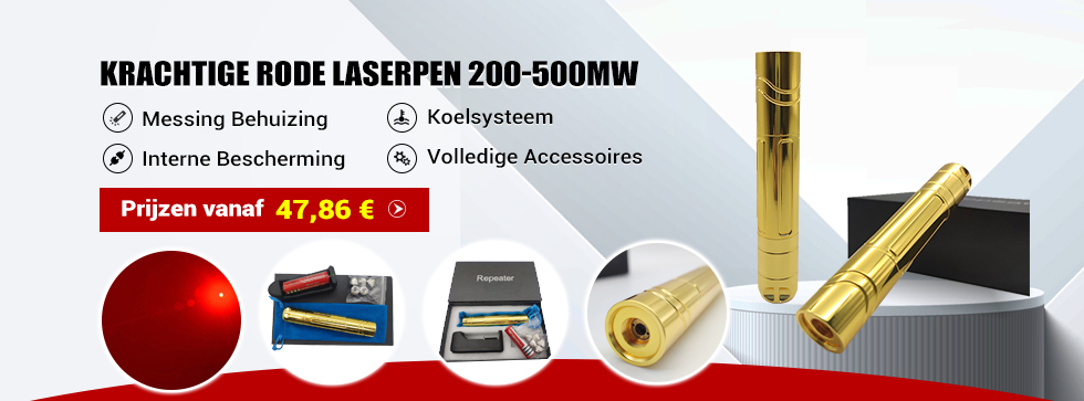 Krachtige Rode Laserpointer 200-500mW