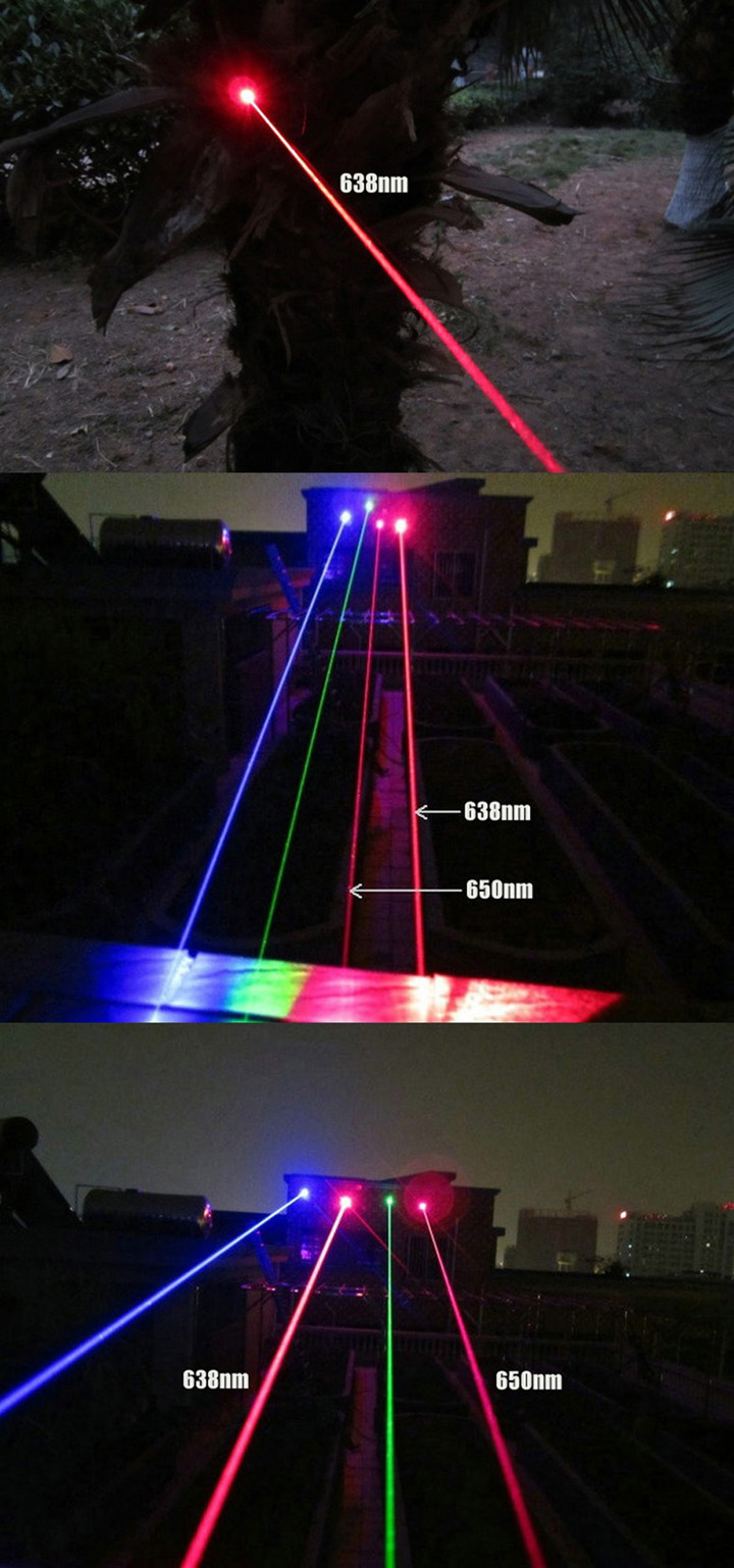 638nm Laser Pointer 500mW / 1000mW