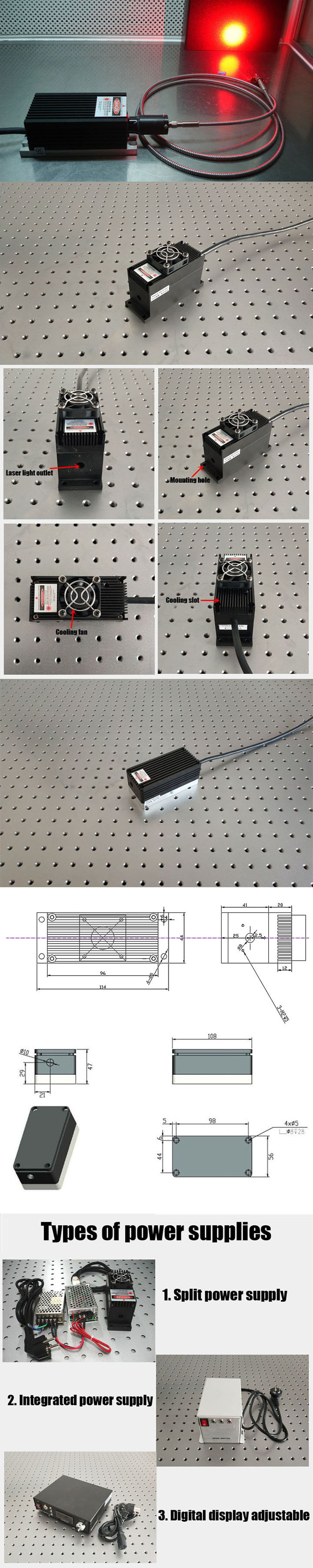 DPSS Blauwe Laser 440 nm - 442 nm