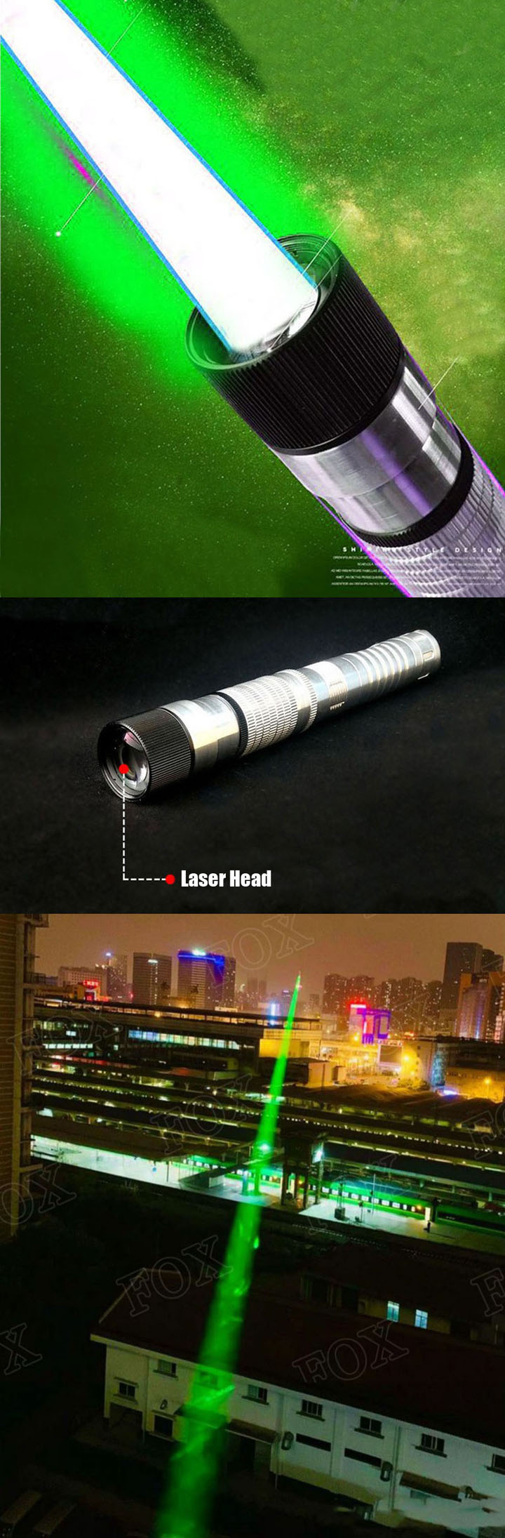 Laserpen Groen 3000mW