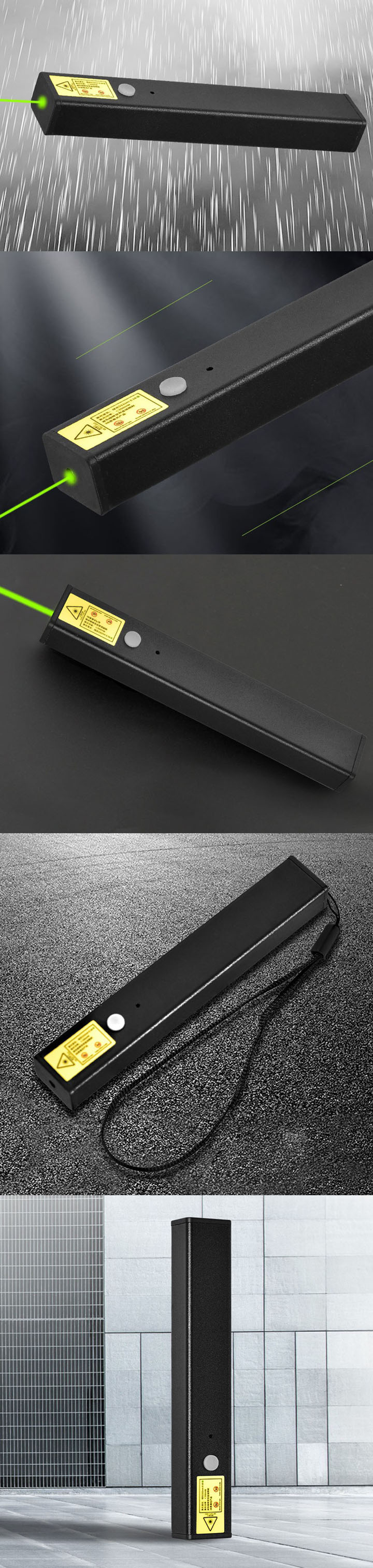 USB groene/rode laserpen 100-200mW