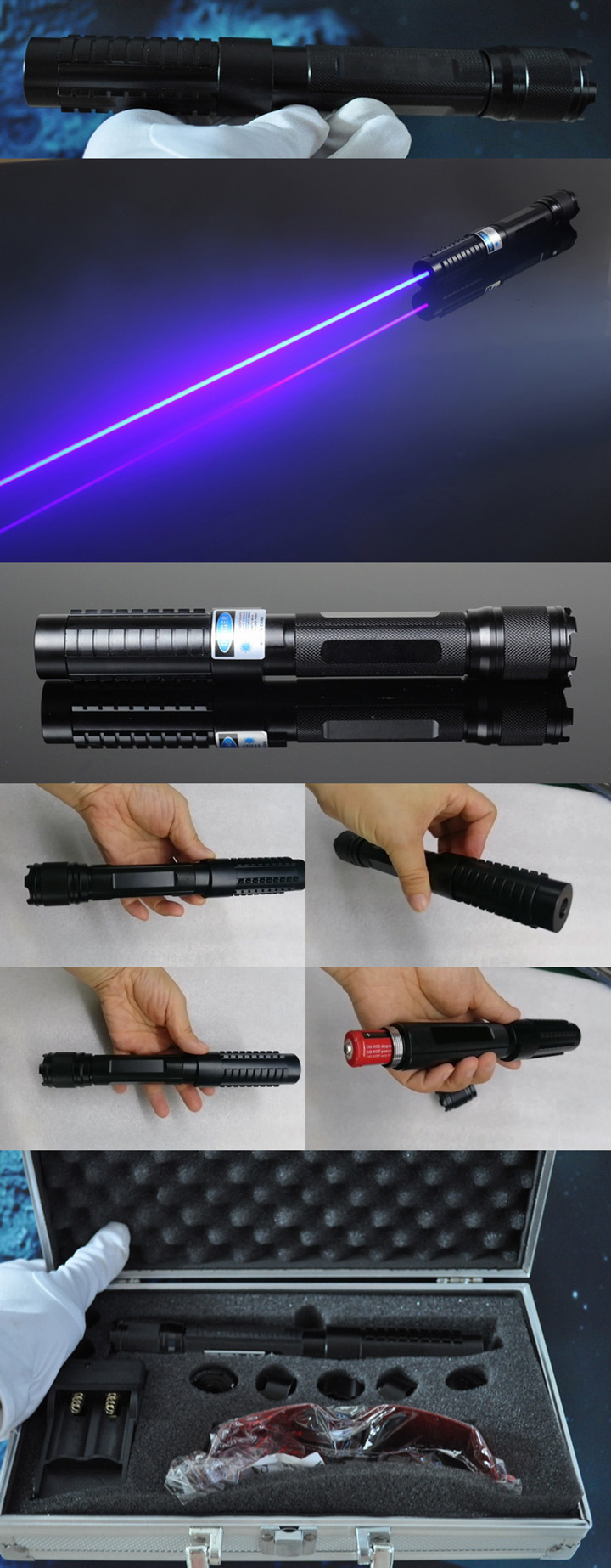 Handheld Blauwe Laserpen